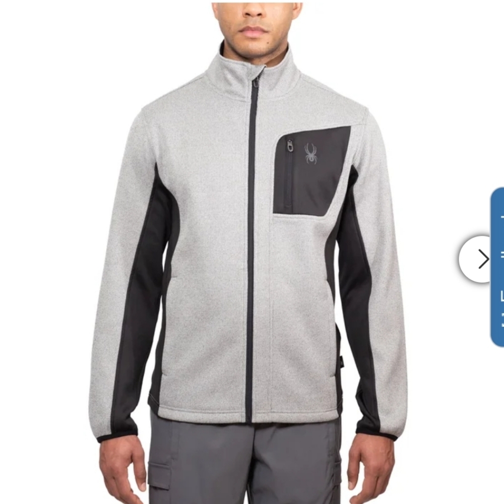 New!Spyder Adult Men's Relaxed Fit Performance Sport Jacket Y2K Cottagecore